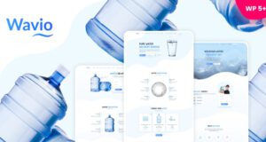 Wavio-Bottled Water Delivery WordPress Theme