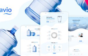 Wavio-Bottled Water Delivery WordPress Theme