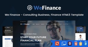We Finance Consulting Business HTML5 Template