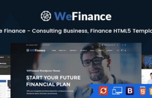 We Finance Consulting Business HTML5 Template
