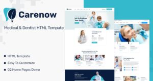 Carenow–Medical & Dentist HTML Tempate