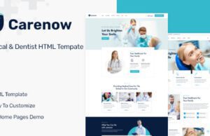 Carenow–Medical & Dentist HTML Tempate