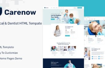 Carenow–Medical & Dentist HTML Tempate