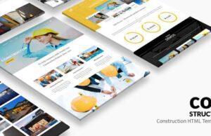 Constructor Construction HTML Template