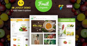 Food Fruit Organic Farm Responsive WooCommerce WordPress Theme