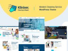 Klinixer Cleaning Services WordPress Theme