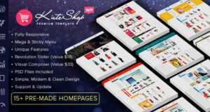 KuteShop Marketplace Elementor WooCommerce Theme