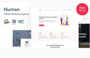 Numan- Digital & Marketing Agency HTML Template
