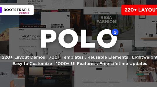 Polo Responsive Multi-Purpose HTML5 Template