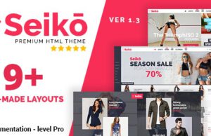 Seiko-eCommerce HTML Template