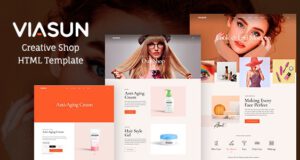 Viasun Creative Cosmetic Store HTML
