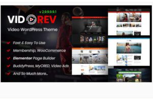 VidoRev-Video-WordPress-Theme