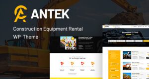 Antek-Construction Equipment Rentals WordPress Theme