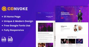 Convoke-Event & Conference HTML5 Template