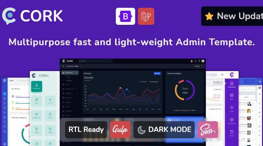 Cork-Responsive Admin Dashboard Template