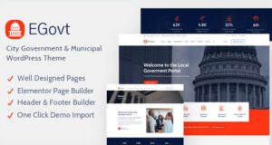 EGovt - City Government WordPress Theme