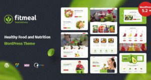 Fitmeal-Healthy Food Delivery and Diet Nutrition WordPress Theme