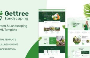 Gettree–Garden & Landscaping HTML Template