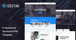 Izeetak-IT Solutions & Services HTML Template