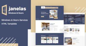 Janelas–Windows & Doors Services HTML Template