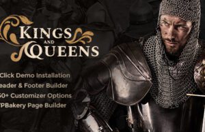 Kings & Queens Historical War Medieval Reenactment WordPress Theme