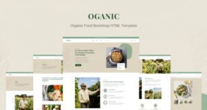 Oganic-Organic Food Bootstrap HTML Template