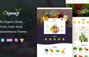 Organiz-An Organic Store WooCommerce Theme