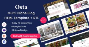 Osta-Multi-Purpose Blog HTML Template