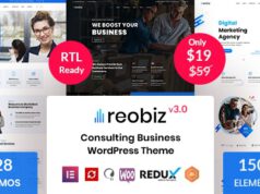 Reobiz-Consulting Business WordPress Theme