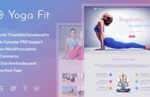 Yoga Fit - Sports & Fitness WordPress Theme