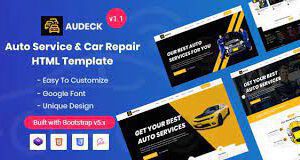 Audeck-Auto Servicing Bootstrap 5 Template
