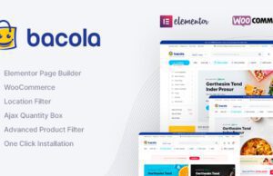 Bacola-Grocery Store and Food eCommerce Theme