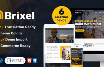 Brixel Building Construction WordPress Theme