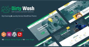 DirtyWash–Laundry Service WordPress Theme