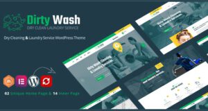 DirtyWash–Laundry Service WordPress Theme