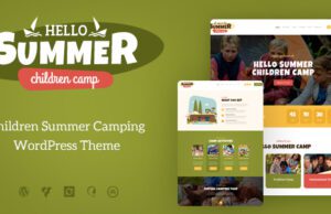 Hello Summer-A Children Holiday Camp WordPress Theme