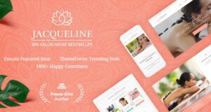 Jacqueline-Spa & Massage Salon Beauty WordPress Theme