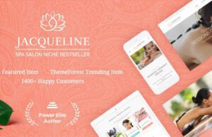 Jacqueline-Spa & Massage Salon Beauty WordPress Theme