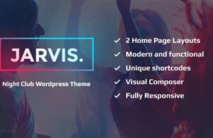 Jarvis-Night Club Concert Festival WordPress Theme