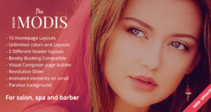 Modis-Salon & Barber WordPress Theme