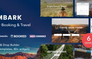 Tour Booking & Travel WordPress Theme-Embark