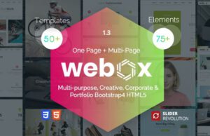 Webox-One Page Parallax