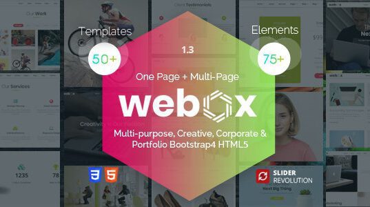 Webox-One Page Parallax