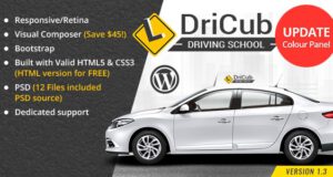 DriCub Driving School WordPress Theme