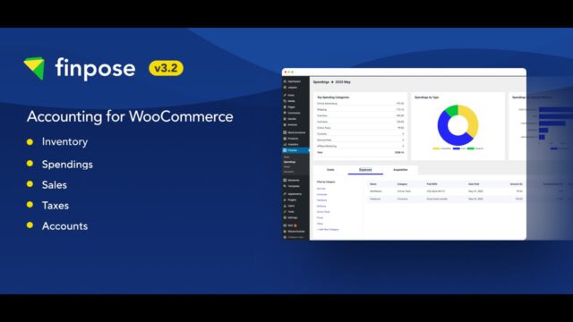 Finpose PRO v4.0.1 - Accounting plugin for WooCommerce