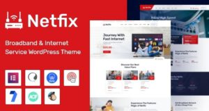 Netfix – Broadband & Internet Services WordPress Theme