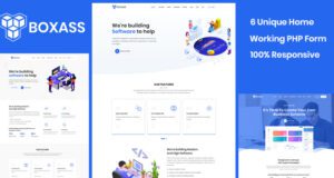 Boxass-Startup Landing Page Template