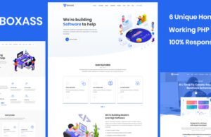 Boxass-Startup Landing Page Template