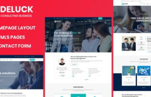 Deluck-Multipurpose Business Agency & Corporate Template