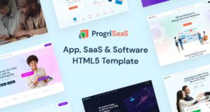 ProgriSaaS - Creative Landing Page HTML5 Templates